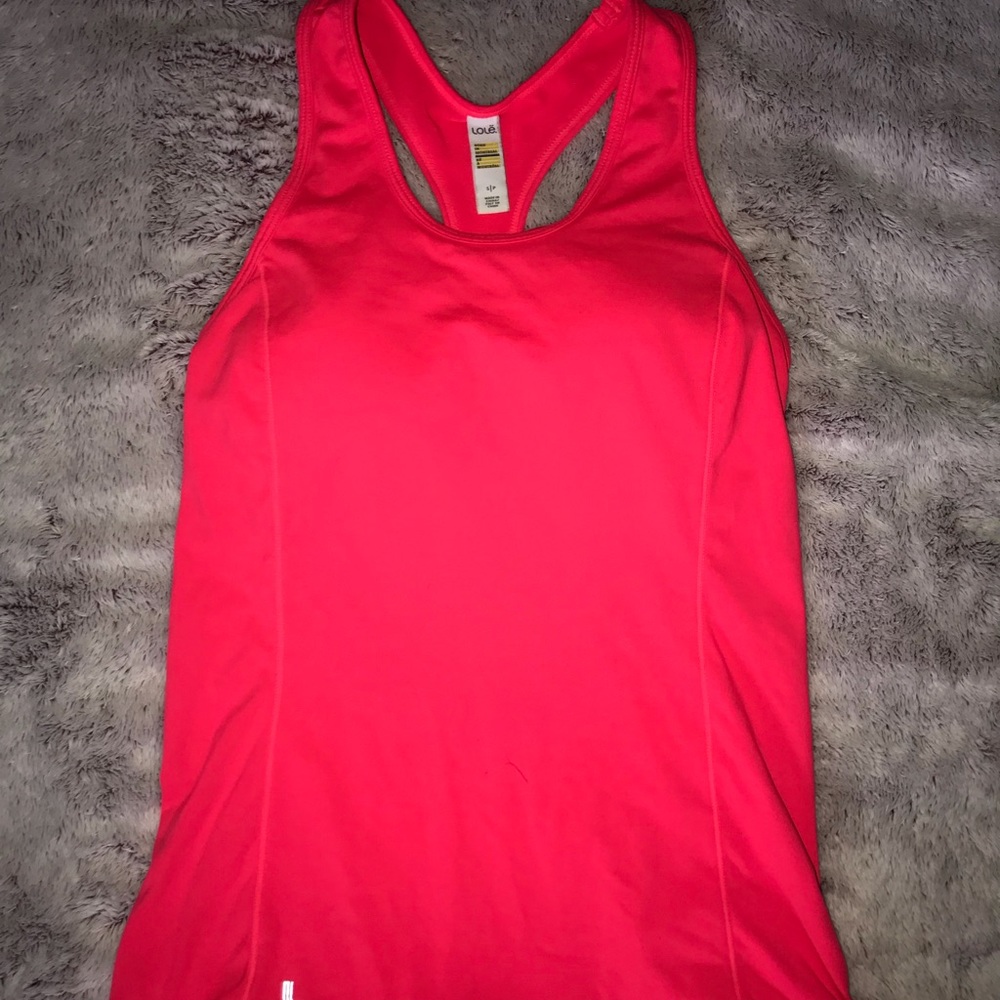 Lole Pink Razor Back Tank